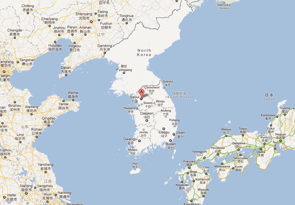 map of seoul far east